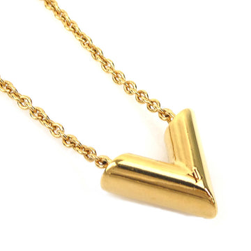 LOUIS VUITTON Necklace Essential V Metal Gold Unisex M61083