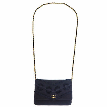 CHANEL Chain Wallet Dark Navy Shoulder Bag No. 29 COCO