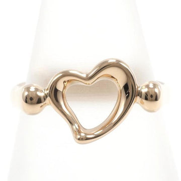 TIFFANY open heart K18PG ring box total weight about 3.3g jewelry