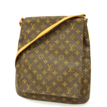 LOUIS VUITTON Shoulder Bag Monogram Musette M51256 Brown Ladies