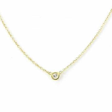 TIFFANY Necklace Via the Yard 750 K18 YG Yellow Gold Diamond Accessories Elsa Peretti Women's  & Co. necklace jewelry accessories