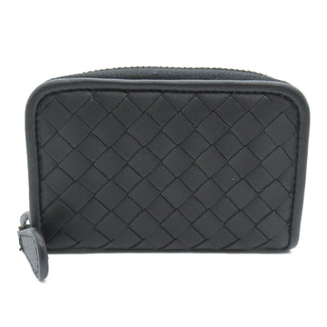 BOTTEGA VENETA coin purse Black Calfskin [cowhide]