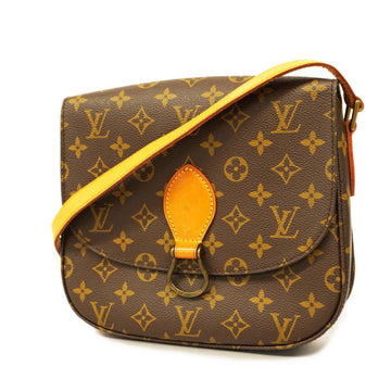 LOUIS VUITTON Shoulder Bag Monogram Saint Cloud M51242 Brown Ladies