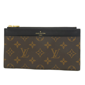 LOUIS VUITTON Monogram Slim Purse Card Coin Case M80348