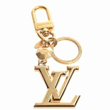 LOUIS VUITTON Keychain LV Facet Keyring Charm M65216 Gold Women's