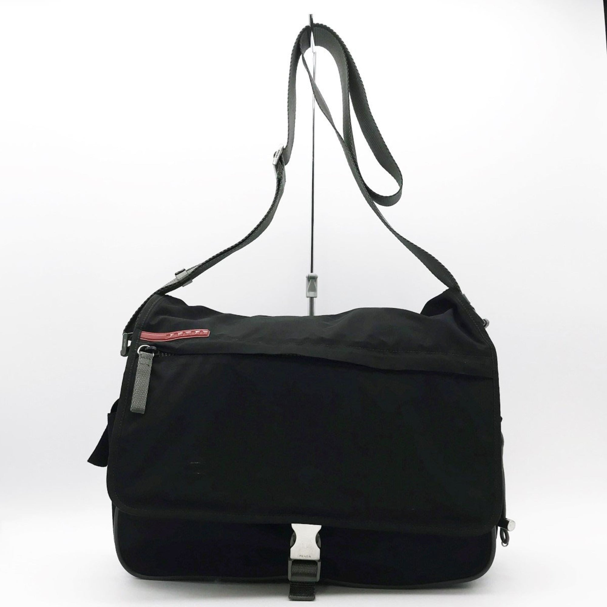 Nylon shoulder bag on sale mens