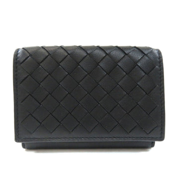 Bottega Veneta Intrecciato Mini Bi-Fold Wallet Calf Men's BOTTEGA VENETA