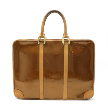 Louis Vuitton Monogram Verni Van Damme Business Bag Briefcase Enamel Bronze M91125