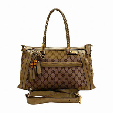 GUCCI Bella 282300 bamboo tassel 2way bag handbag shoulder ladies