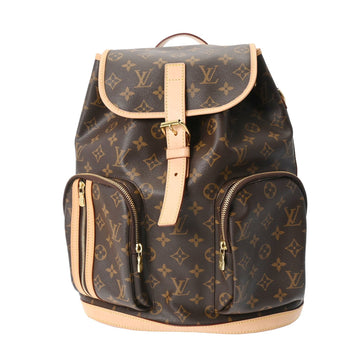 LOUIS VUITTON Monogram Sack Ad Bosfall Brown M40107 Unisex Canvas Backpack/Daypack