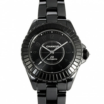 CHANEL J12 world limited 555 H6784 black dial watch men's