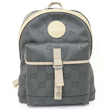 GUCCI off the grit backpack rucksack GG pattern nylon 644992 gray beige