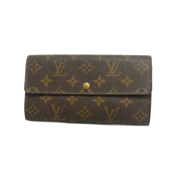 LOUIS VUITTONAuth  Monogram Porto Mone Credit M61723 Unisex Long Wallet