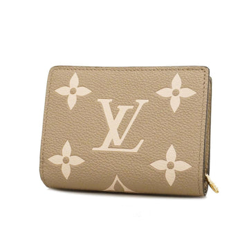 LOUIS VUITTON Wallet Monogram Empreinte Portefeuille M82370 Tourtelere Creme Ladies