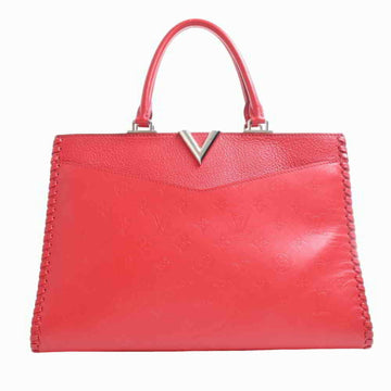 Louis Vuitton Verry zip tote shoulder bag red leather