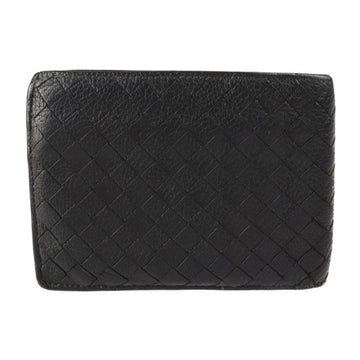 BOTTEGA VENETA intrecciato bi-fold wallet 148324 leather black