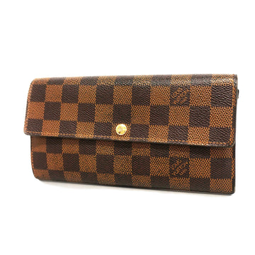 LOUIS VUITTONAuth  Damier Portofeuil Sara N61734 Women's Long Wallet [bi-fold]