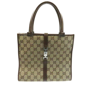 Gucci Jackie 002 1065 GG pattern tote bag handbag beige canvas 0013 GUCCI