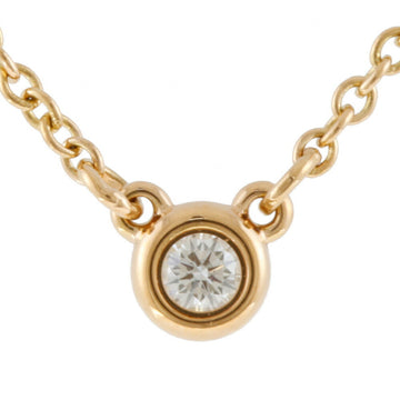 TIFFANY & Co. Necklace 18K Gold Diamond Ladies