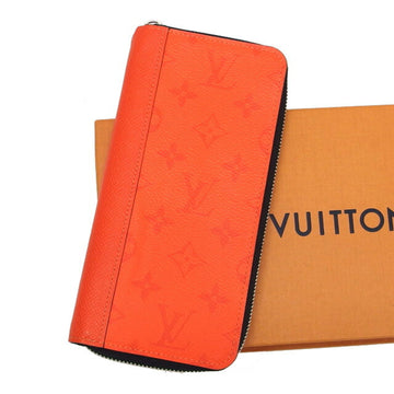 LOUIS VUITTON Monogram Taiga Lama Zippy Wallet Vertical M30445