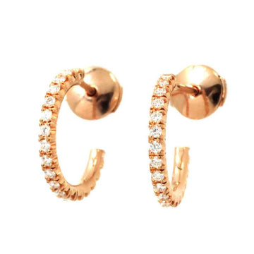 CARTIER Etincelle Diamond Earring Pierced SM K18 PG Pink Gold 750