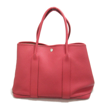 HERMES Garden Party PM Tote Bag Pink Negonda leather leather