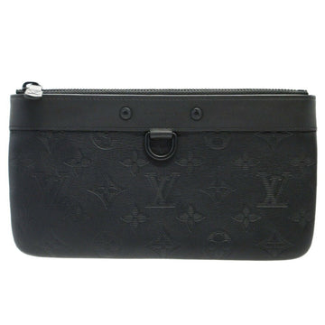 LOUIS VUITTON Monogram Shadow M44335 Pochette Discovery PM Black Pouch