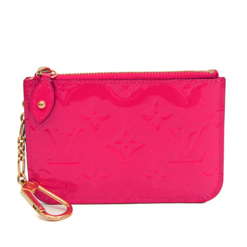 LOUIS VUITTON Vernis Pochette Cle M90312 Women's Vernis Coin Purse/coin Case Hot Pink