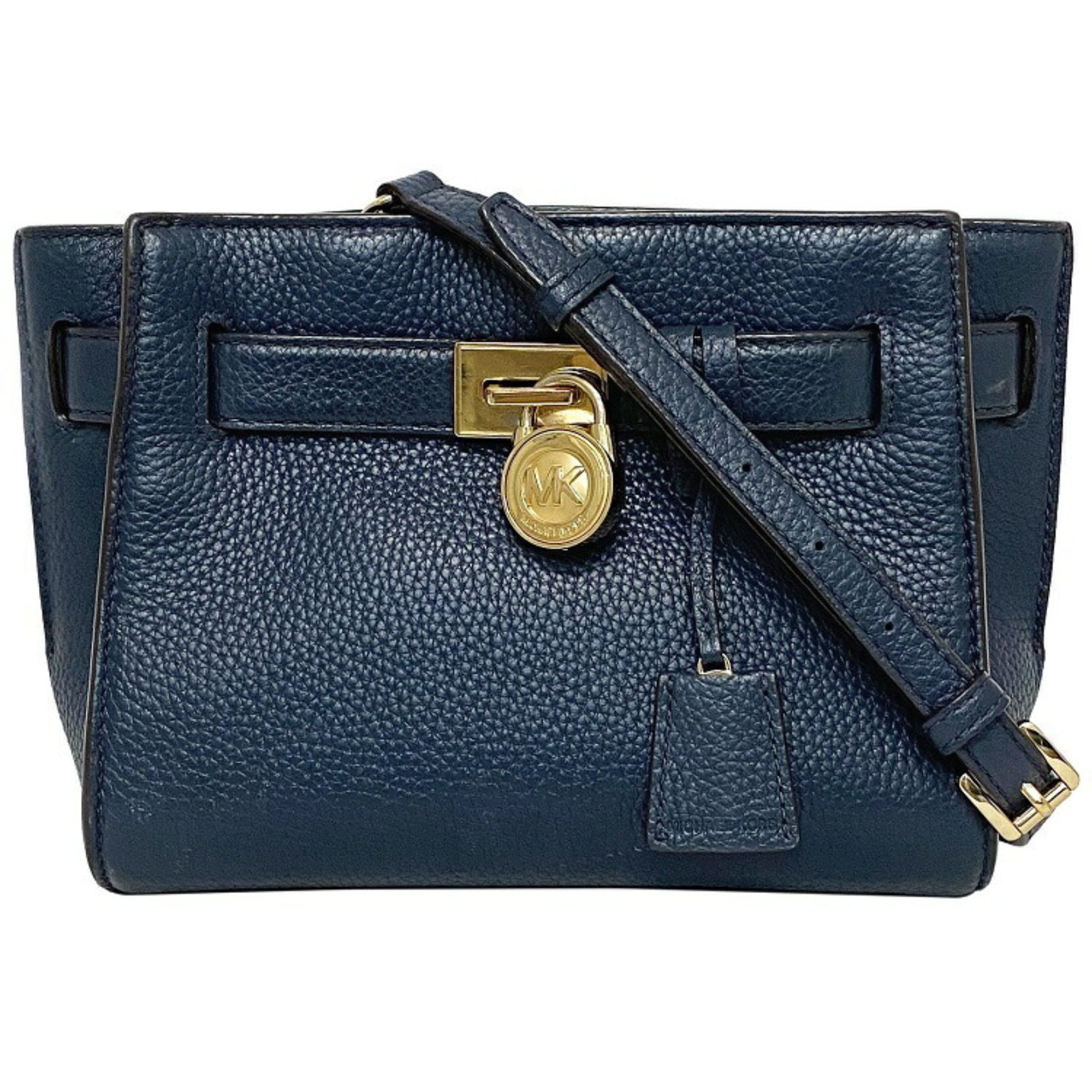 Michael kors navy hot sale blue shoulder bag