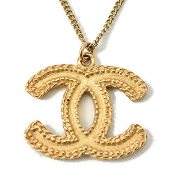 Chanel necklace pendant 2way CHANEL A60024 here mark vintage gold