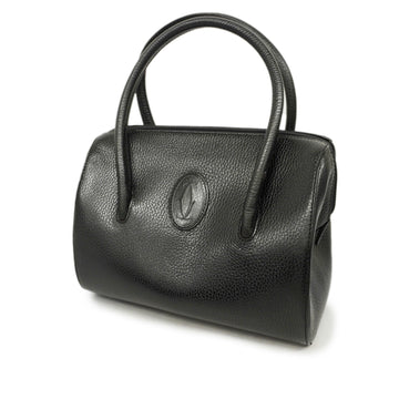 CARTIERAuth  Must Women's Leather Handbag Black
