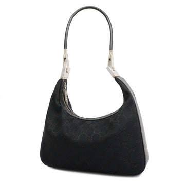 GUCCIAuth  GG Canvas Shoulder Bag 001 3812 Women's Black