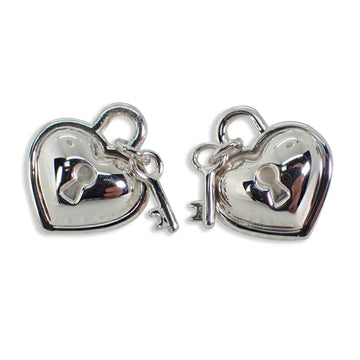 TIFFANY SV925 heart key earrings