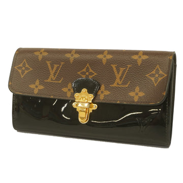 LOUIS VUITTONAuth  Monogram Portefeiulle Cherrywood M62558 Women's Long Wallet