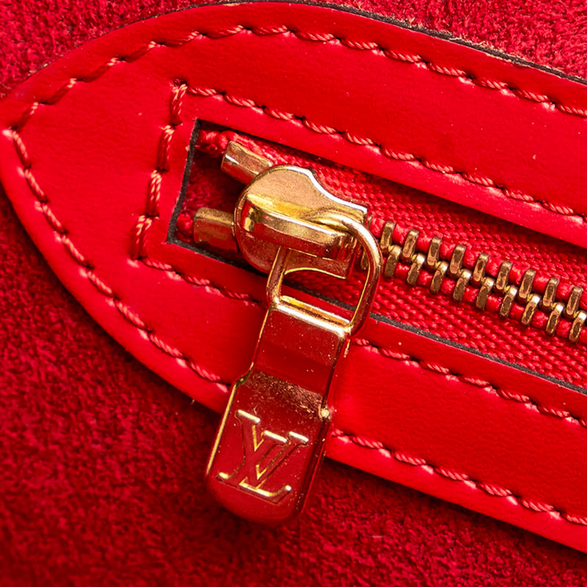 Louis Vuitton Epi Lussac Shoulder Bag M52287 Castilian Red Leather