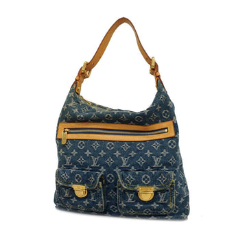 LOUIS VUITTON Shoulder Bag Monogram Denim Baggy GM M95048 Blue Ladies