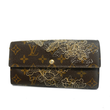 LOUIS VUITTONAuth  Monogram Dentelle Portofeuil Sara M95390 Women's Long Wallet