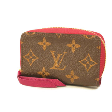 LOUIS VUITTON Wallet/Coin Case Monogram Multicult M61299 Brown Fuchsia Ladies