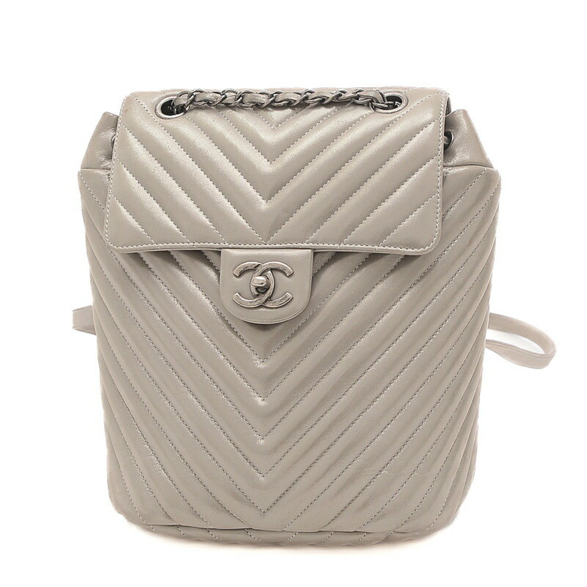 Chanel chevron cheap urban spirit backpack