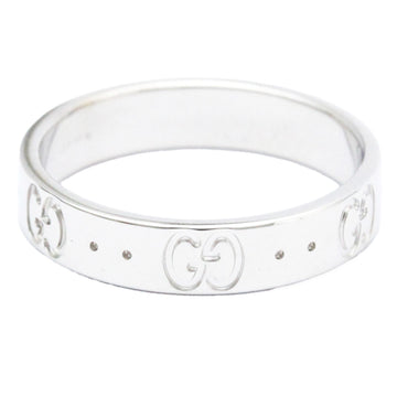 GUCCI Icon White Gold [18K] Band Ring