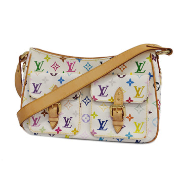 LOUIS VUITTONAuth  Monogram Multicolore Lodge GM M40051 Shoulder Bag Blanc