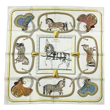 HERMES Carre 90 Grand Appara Dressed Horse Scarf Large 23 Spring/Summer Collection 23SS New Silk Women's Claim Gold Multicolor