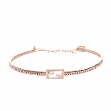 FENDI Baguette FF Bracelet Pink Gold Ladies