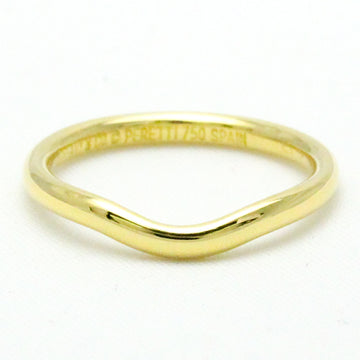 TIFFANY Curved Band Ring Yellow Gold [18K] Fashion No Stone Band Ring Gold