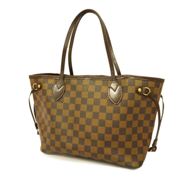 LOUIS VUITTON Tote Bag Damier Neverfull PM N51109 Ebene Ladies