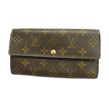 LOUIS VUITTONAuth  Monogram Porto Mone Credit M61725 Men,Women,Unisex Wallet