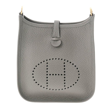 HERMES Evelyn TPM Grimeier U Engraved [around 2022] Women's Taurillon Clemence Shoulder Bag