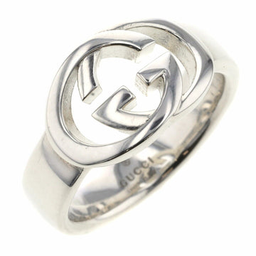 GUCCI Ring Interlocking G Silver 925 No. 13 Ladies