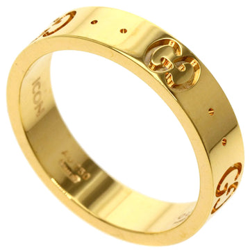 GUCCI Icon #8 Ring K18 Yellow Gold Ladies