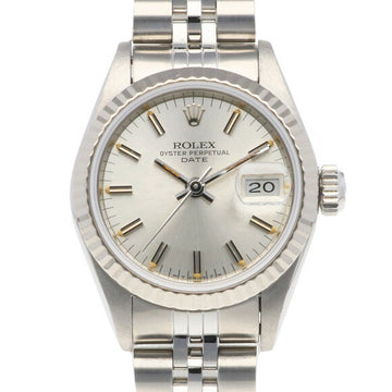 Rolex Date Oyster Perpetual Watch Stainless Steel 69174 Ladies